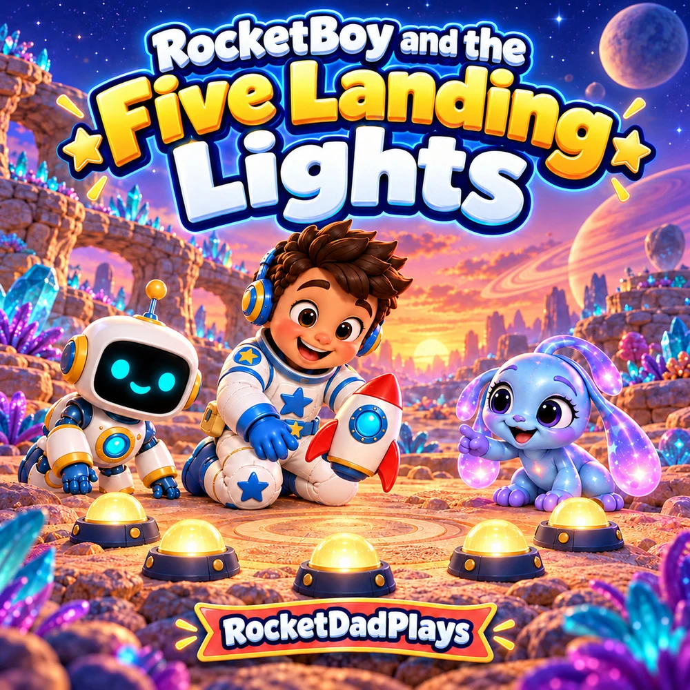 Cover of RocketBoy and the Five Landing Lights