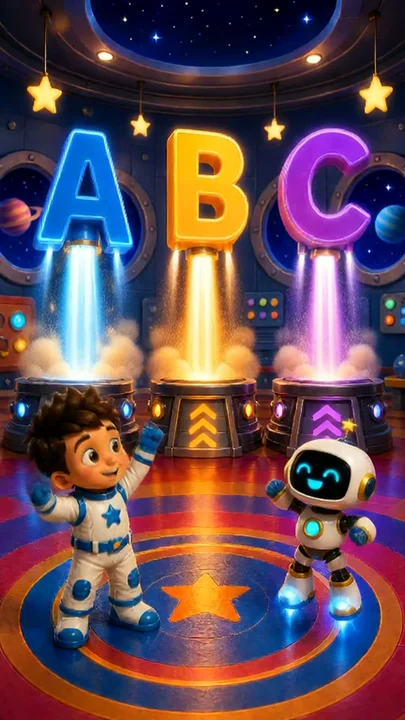 Big Letter Blastoff — video artwork