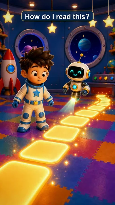 RocketBoy Follows the Word Trail — video artwork